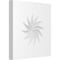 Ekena Millwork Standard Sedgwick Spiral Rosette With Square Edge, 5"W x 5"H x 1/2"P ROSP050X050X050SDG12 - alternate 1